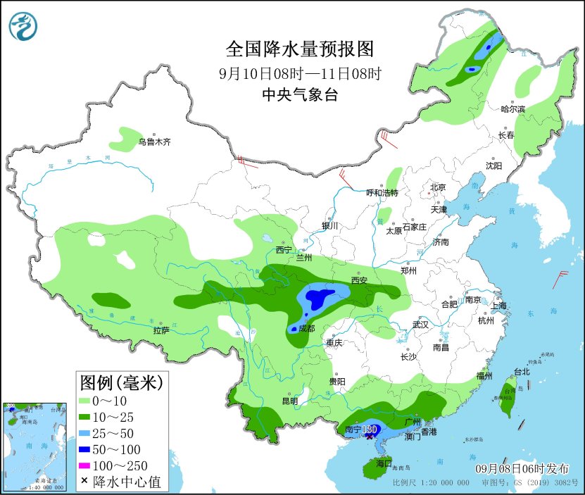 广东广西等地有强降水  冷空气影响北方地区(图4)