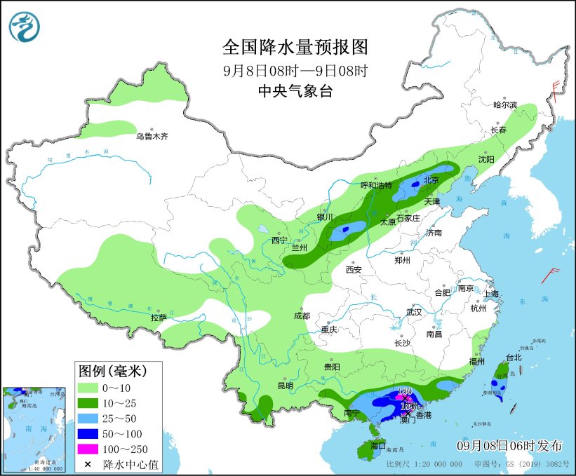 广东广西等地有强降水  冷空气影响北方地区(图2)